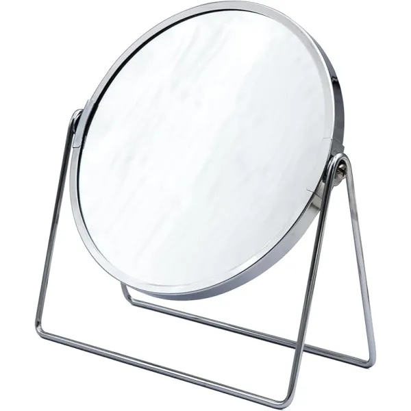 MIROIR BALANÇOIRE AVEC PIEDS Ø17CM CHROMÉ