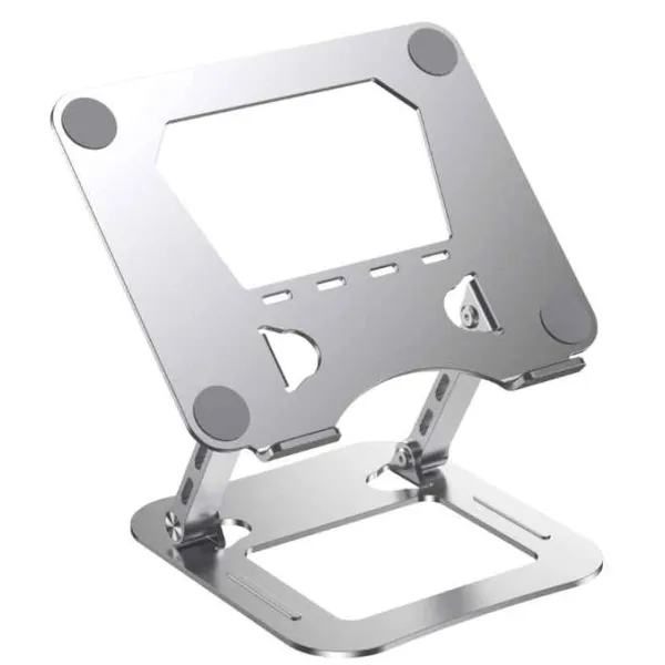 SUPPORT POUR ORDINATEUR PORTABLE PLIABLE EN MÉTAL