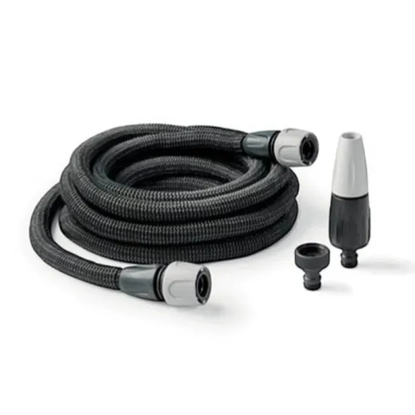 TUYAU D'ARROSAGE AUTO-EXTENSIBLE EN TISSU 25M AQUAPOP GREY EASY GFGARDEN