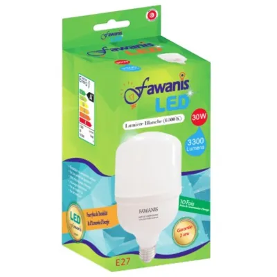 LAMPE LED 30W E27 LUMIÈRE BLANCHE FAWANIS