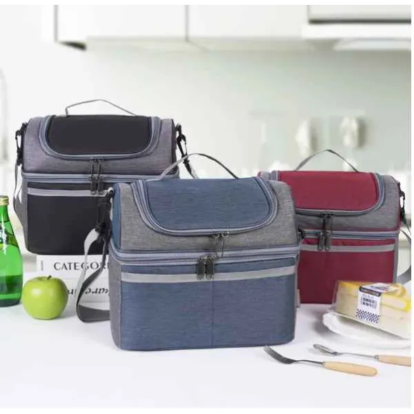 SAC À GOÛTER ISOTHERME À 2 ÉTAGES