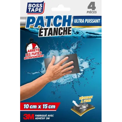 LOT DE 4 BANDES D'ÉTANCHÉITÉ FLEX SEAL 3M 10CM*15CM BOSS TAPE