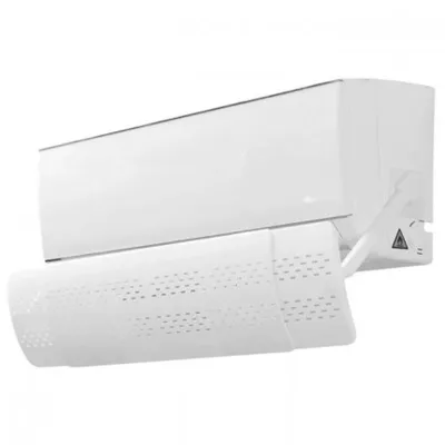 DÉFLECTEUR D'AIR POUR CLIMATISEUR EXTNSIBLE BLANC AMINE CONFORT