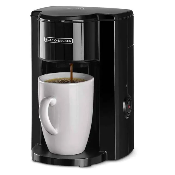 CAFETIÈRE ÉLECTRIQUE 350 W NOIR AVEC TASSE EN CÉRAMIQUE BLACK+DECKER