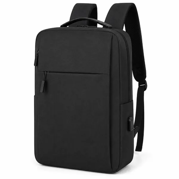 SAC À DOS  POUR PC PORTABLE AVEC PORT USB GRIS/NOIR