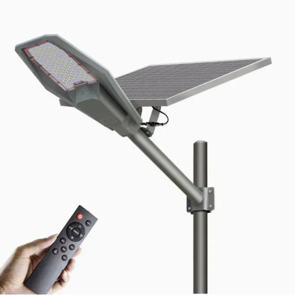 LAMPADAIRE SOLAIRE LED AVEC TÉLÉCOMMANDE 400W POUR EXTÉRIEUR 6500K SQUARE