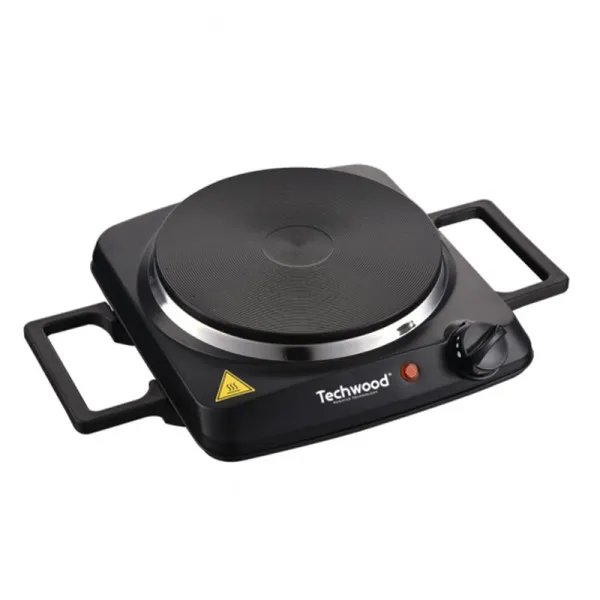 PLAQUE DE CUISSON ÉLECTRIQUE 1 FEU  TPE-156 1500W NOIRE TECHWOOD