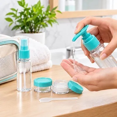 KIT DE VOYAGE 2 FLACONS ET 2 POTS