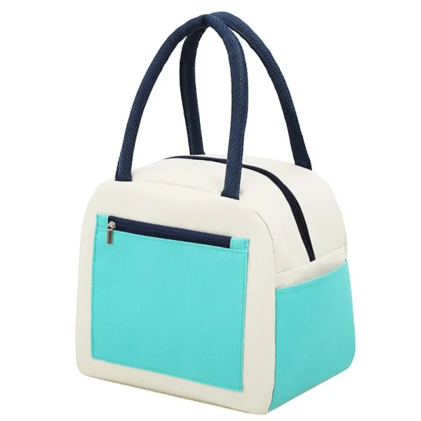 SAC À GOÛTER ISOTHERME AVEC 2 POCHES ET POIGNÉES