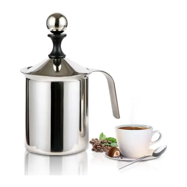 MOUSSEUR À LAIT EN INOX 0.4L