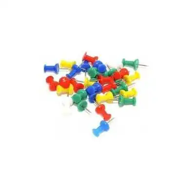 LOT DE 20 PUSH PIN COLORÉ BRICOLA