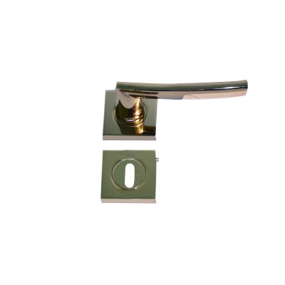 POIGNEE DE PORTE ROSACE RODOS TROU DE CLE SATINE DOGANLAR