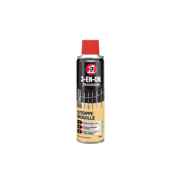 STOP ROUILLE ET CORROSION 250ML 3-EN-UN