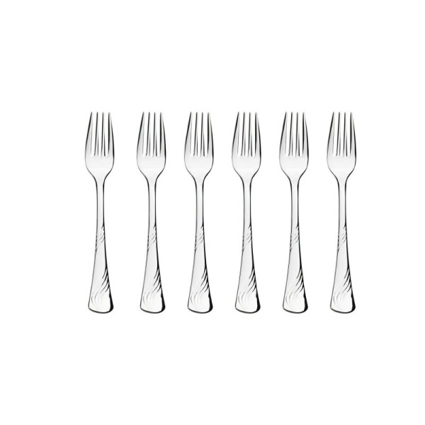 LOT DE 6 FOURCHETTES À FRUIT MORJANE WINOX