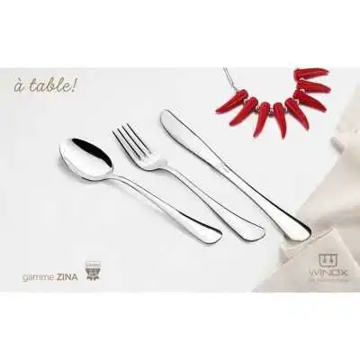 COFFRET EN CARTON DE 24 COUVERTS DE TABLE ZINA WINOX WINOX - 2