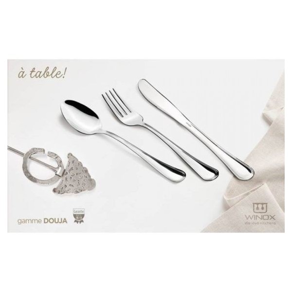 COFFRET DE 24 COUVERTS DE TABLE DOUJA  WINOX