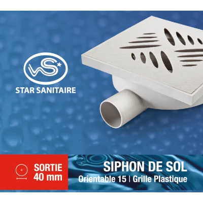 SIPHON SOL PLASQ ORIENT S40 STAR SANITAIRE
