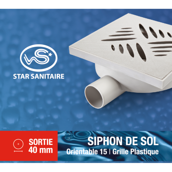 SIPHON SOL PLASQ ORIENT S40 STAR SANITAIRE