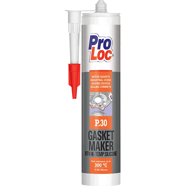 MASTIC DE SILICONE POUR HAUTES TEMPÉRATURES P.30 PROLOC