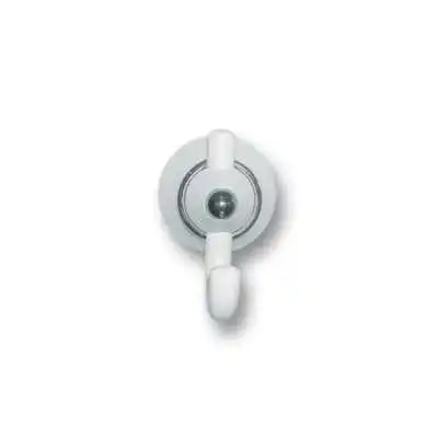 CROCHET EN ABS BLANC/CHROMÉ LUXPLAST LUX-PLAST - 1