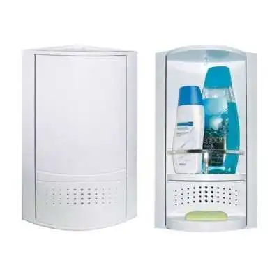 ÉTAGÈRE D'ANGLE EN ABS BLANC LUXPLAST LUX-PLAST - 1