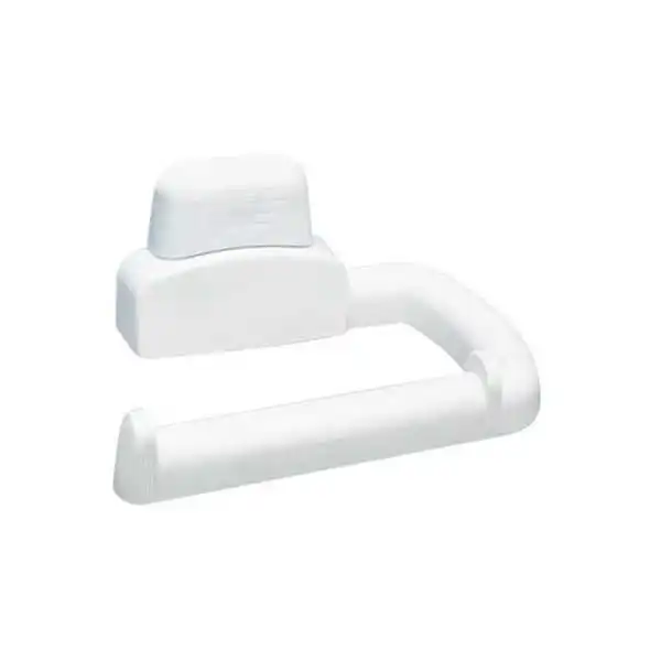 PORTE PAPIER TOILETTE EN PLASTIQUE BLANC LUXPLAST