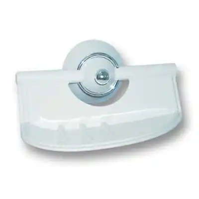 PORTE SAVON BLANC/CHROME LUXPLAST LUX-PLAST - 1