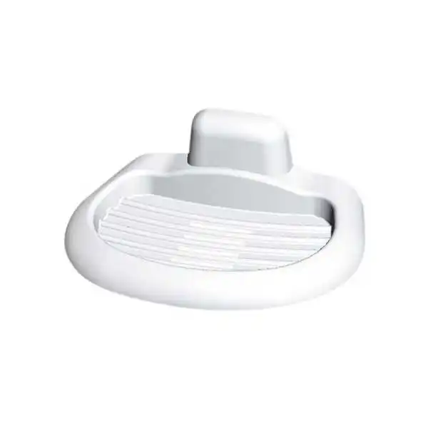 PORTE SAVON EN PLASTIQUE BLANC LUXPLAST