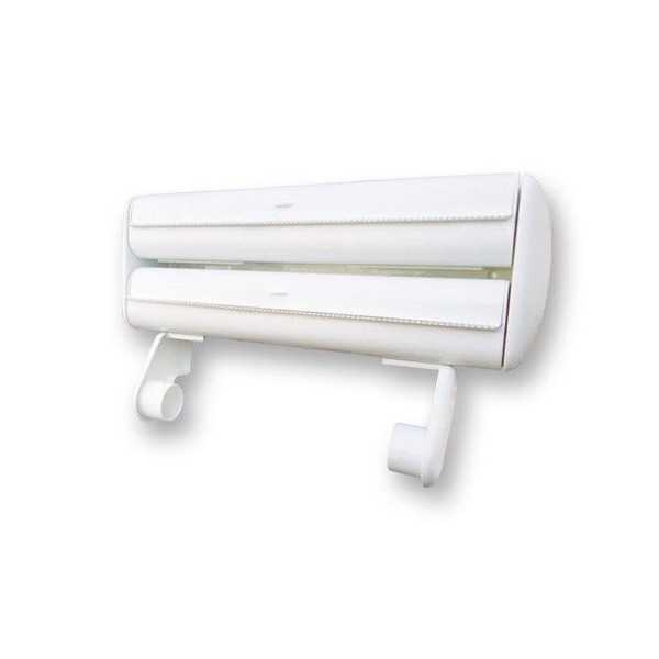 Porte-rouleau De Cuisine Élégant En Cristal Blanc Avec Cristaux Swarovski - Support Essuie-Tout Sur Pied 29 Cm