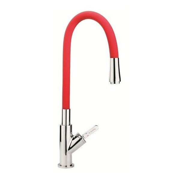 MITIGEUR ÉVIER BEC ROUGE NABEUL SOPAL