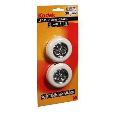 KIT DE 2 TORCHE LED PUSH LIGHT 30 LUMENS KODAK KODAK - 1