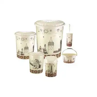 ENSEMBLE SALLE DE BAIN 6 PIÈCES RETRO FOLLOW ME FOLLOW ME - 1