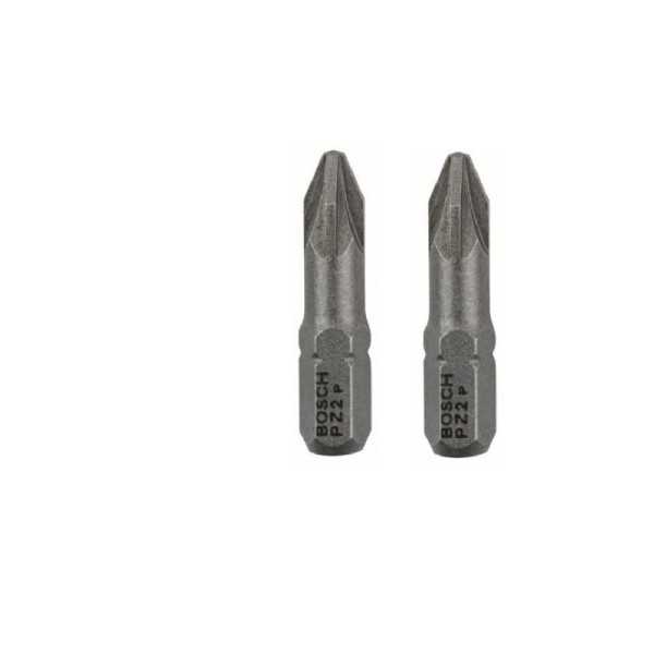 EMBOUT PZ2 25MM 1/4" 2 PIECES BOSCH