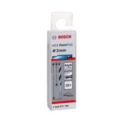 LOT DE 10 FORET METAL 3MM HSS-TEQ BOSCH BOSCH - 1