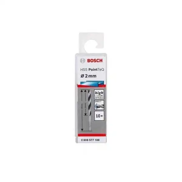 FORET METAL 2MM HSS-TEQ 10 PIECES BOSCH
