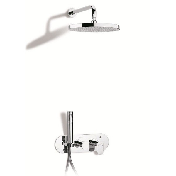 KIT MITIGEUR DE  DOUCHE ENCASTRÉ AVEC INVERSEUR SFAX SOPAL