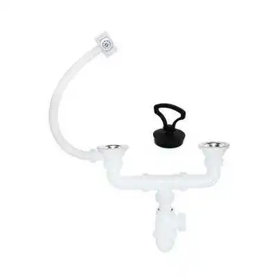 VIDAGE BI-BAC AVEC TROP PLEIN AVEC ANNEAU AQUAPLAST AQUAPLAST - 1