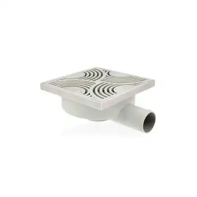 SIPHON DE SOL GRILLE EN PLASTIQUE 15*15CM SOPAL AQUAPLAST - 1
