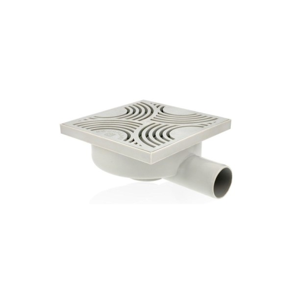 SIPHON DE SOL GRILLE EN PLASTIQUE 15*15CM SOPAL