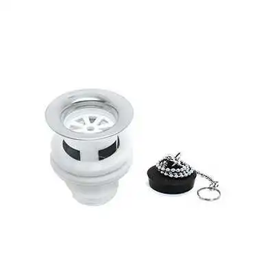 BONDE LAVABO D32MM AVEC CHANIETTE AQUAPLAST AQUAPLAST - 1