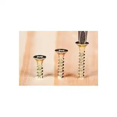 LOT DE 8 VIS BOIS TETE FRAISÉE PLATE 5*60MM BRICOLA BRICOLA - 2