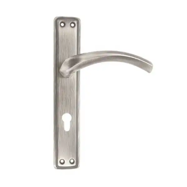 POIGNÉE DE PORTE SUR PLAQUE ALKAVISLI GRAND TROU DOGANLAR