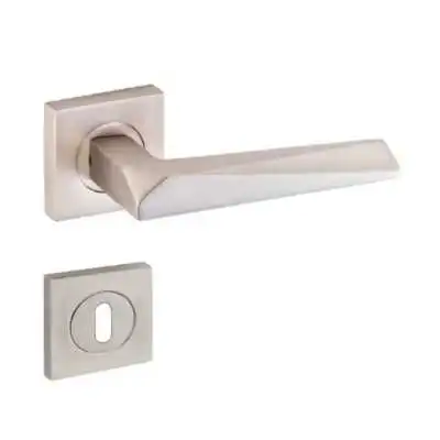 POIGNÉE DE PORTE PRIZMA PETIT TROU SATINÉ DOGANLAR DOGANLAR - 1