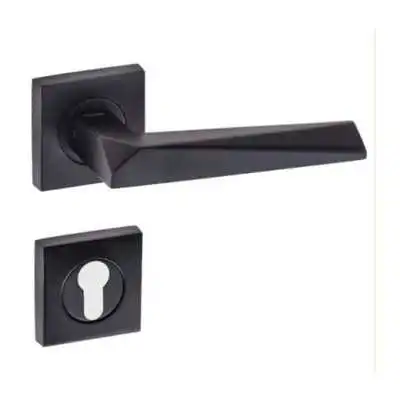 POIGNÉE DE PORTE PRIZMA GRAND TROU NOIR MAT DOGANLAR DOGANLAR - 1