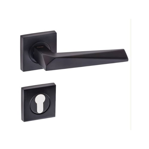 POIGNÉE DE PORTE PRIZMA GRAND TROU NOIR MAT DOGANLAR