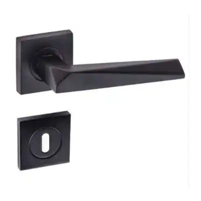 POIGNÉE DE PORTE PRIZMA PETIT TROU NOIR MAT DOGANLAR DOGANLAR - 1