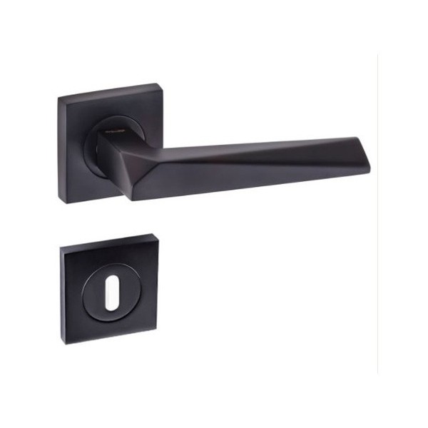 POIGNÉE DE PORTE PRIZMA PETIT TROU NOIR MAT DOGANLAR