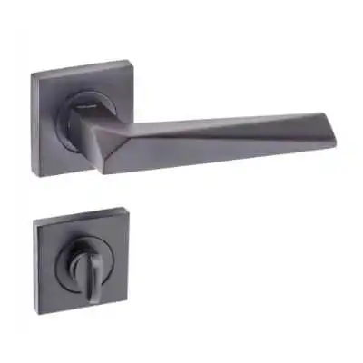 POIGNÉE DE PORTE AVEC ROSACE PRIZMA CONDAMNATION GRIS DOGANLAR DOGANLAR - 1