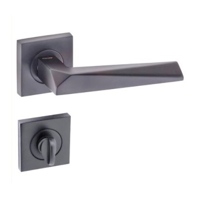 POIGNEE DE PORTE ROSACE PRIZMA CONDAMNATION GRIS DOGANLAR DOGANLAR - 1