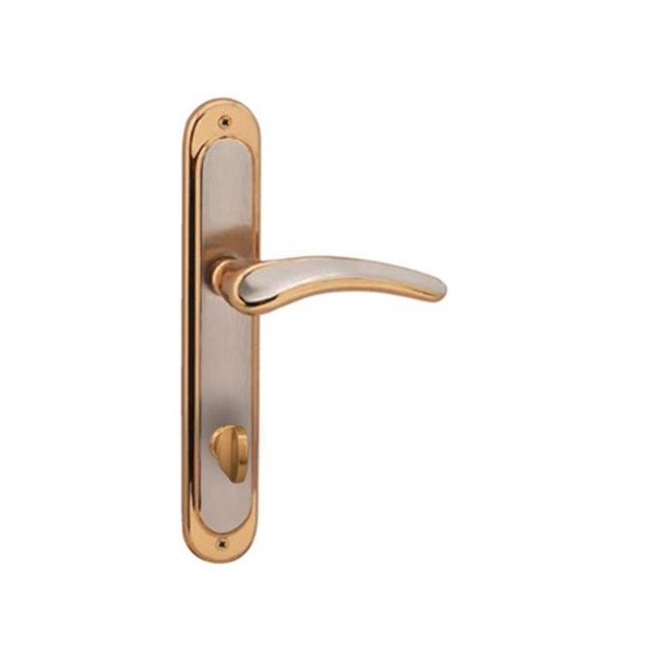 POIGNÉE DE PORTE SUR PLAQUE YAKUT CONDAMNATION SATIN-ALBRIFINE DOGANLAR